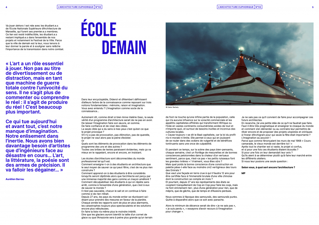 Extrait de L’Architecture Euphorique n°02