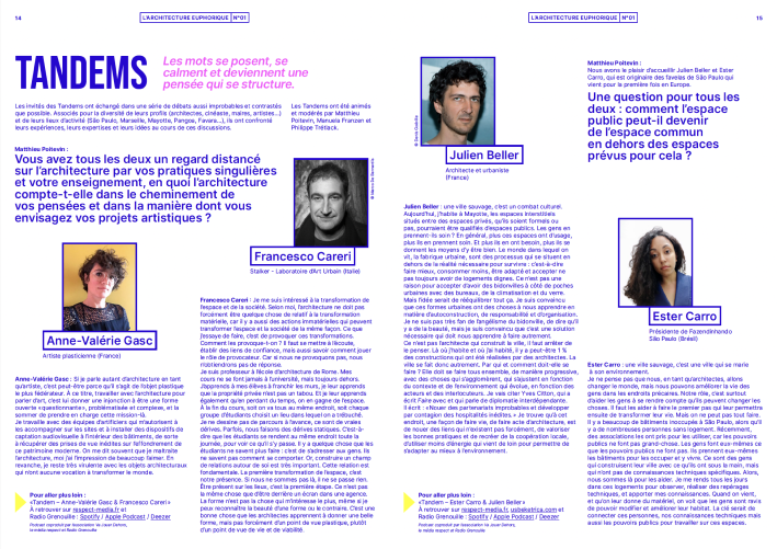 Extrait de L’Architecture Euphorique n°01