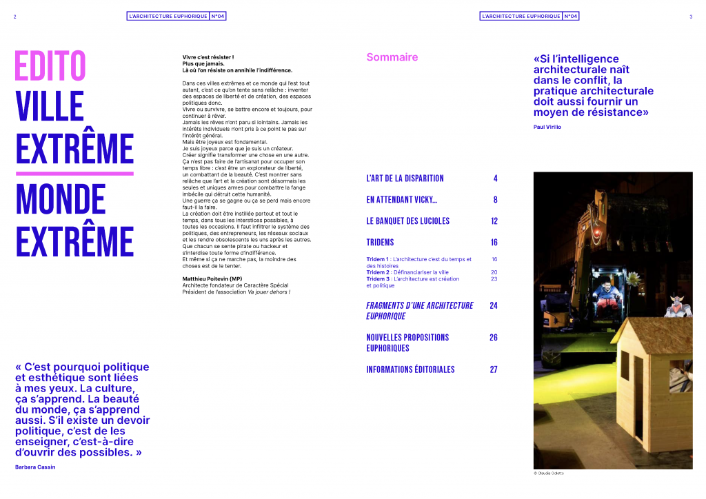 Extrait de L’Architecture Euphorique n°04