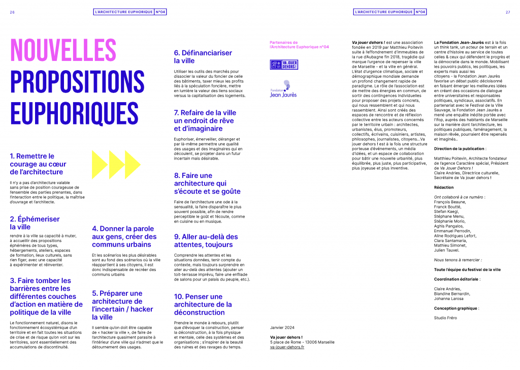 Extrait de L’Architecture Euphorique n°04