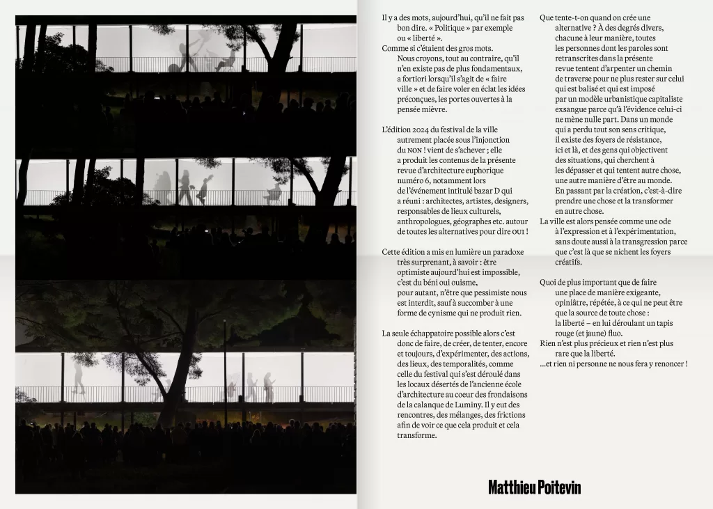 Extrait de L’Architecture Euphorique n°06